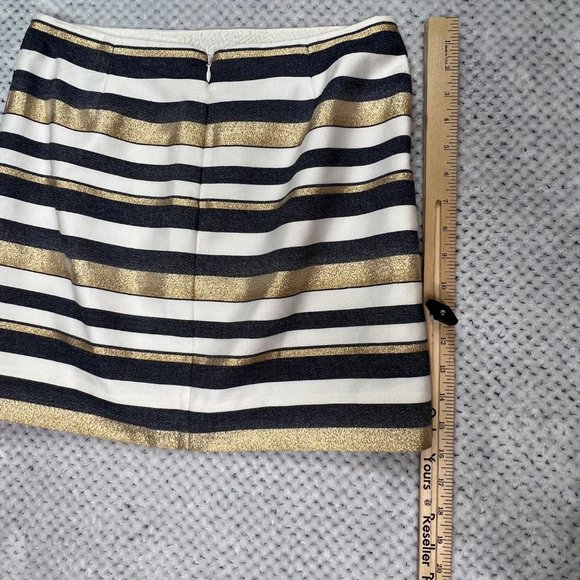 J. Crew Striped Skirt Women Size 2 - Picture 5 of 12